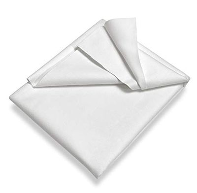 SETEX Molleton Madrasskydd – 100 % bomull, vit, bomull, vit, 50 x 90 cm Doppelpack