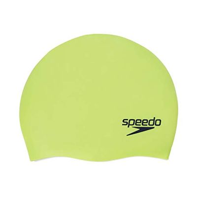 Speedo Siliconen badmuts voor volwassenen, geelgroen (Lime Punch)