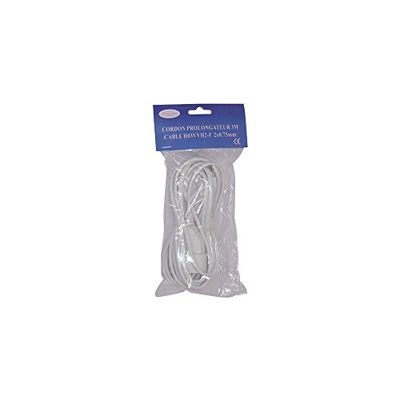 PROLONGATEUR 2X0.75 3M BLANC SC