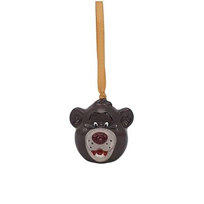 Disney The Jungle Book Hanging Tree Decoration Baloo - 7.4cm x 4.8cm x 5.7cm - Ornament - Disney Christmas Tree Decorations - Disney Gifts