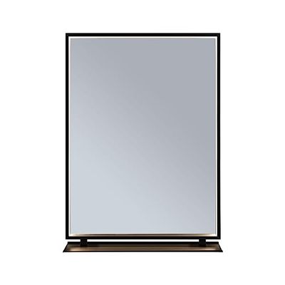 Paulmann 71093 LED Illuminated Mirror Miro IP44 Tunable White 180lm 230V 11W LED Mirror, Black matt Bathroom luminaire