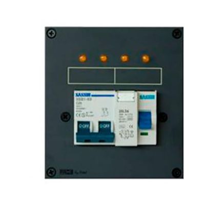 PROS Unisex Volwassen NPE-201 MÓD. Magneet TÉRM 2P+DIFERENC 25A 30mA, Veelkleurig, Standaard
