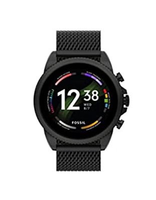 Fossil orologio smartwatch Gen 6 con bracciale in maglia d’acciaio nero FTW4066