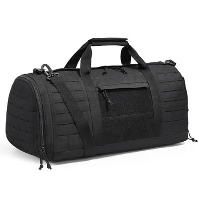 VEVOR Borsa da Viaggio Tattica Grande per Attrezzatura Sportiva 45L con Design Molle e Scomparto per Scarpe, Borsa Viaggio Militare Borsa per Attrezzatura, Zaino per Sport Viaggi Campeggio Fitness