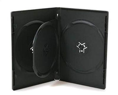 MediaRange BOX15 Housse pour CD - Housse pour CD (Noir, en Plastique, 3 disques)