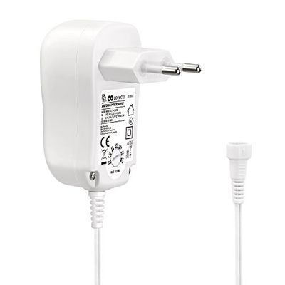 conecto Fuente de alimentación Universal, Ahorro de energía, con 8 adaptadores, Interruptor Giratorio 3V - 12V, máximo 1000mA, Blanco