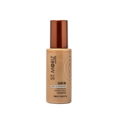 St Moriz Advanced Glow Body Oil | Body Illuminator for Instant Skin Radiance | Body Glow Enhancer | Shimmering Liquid Highlighter for Body | Compliments Your Tan | Vegan | Cruelty Free | 100ml