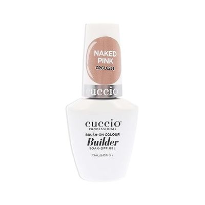 Cuccio Brush on Colour Builder Gel with Calcium LED/UV 13ml Naked Pink