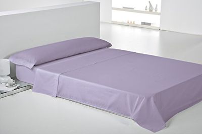 Play Basic Collection Lisa beddengoedset, katoen-polyester, violet, 270 x 160 x 3 cm, 3 stuks