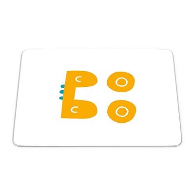 Bonamaison, Tappetino per mouse rettangolare, con stampa digitale, antiscivolo, per ufficio e casa, dimensioni: 22 x 18 cm