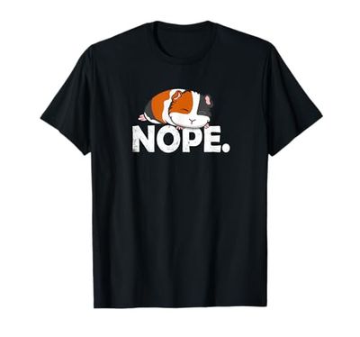 Napping NOPE Kids Cute Wheek Merch Guinea Pig Lover Maglietta