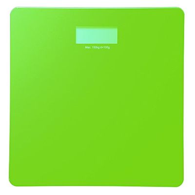 MSV 141399 digitale personenweegschaal gemaakt van gehard glas, groen