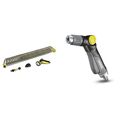 Kärcher Set de manguera espiral 10m (2.645-178.0) + Pistola de riego Premium metal (2.645-270.0)