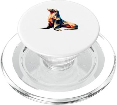 Origami Art León Marino PopSockets PopGrip para MagSafe