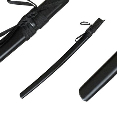 DEPICE Bokken Saya voor smalle houten bokken - hard kunststof, zwart, met band, geschikt voor onze bokken rode eik, witte eiken en kersenhout, Iaido Aikido