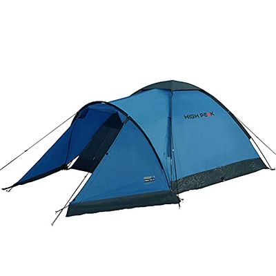 High Peak Ontario 3 Tente dôme Mixte Adulte, Bleu/Gris foncé, L