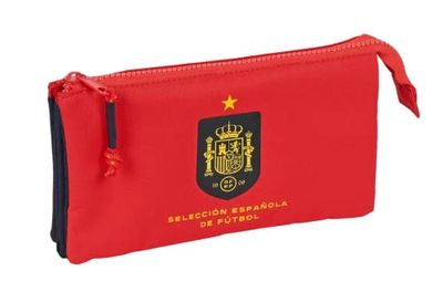 Portatodo Triple de Seleccion Española de Fútbol, 220x30x120 mm