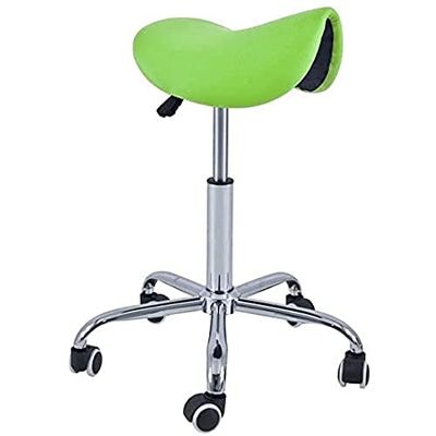 QUIRUMED Kruk Pony 5 wielen chroom basis groen pistache