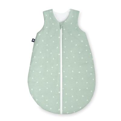 Julius Zöllner Babyslaapzak voor het hele jaar van jersey katoen, standaard 100 by Oeko-Tex, Made in Germany, maat 86, Stary