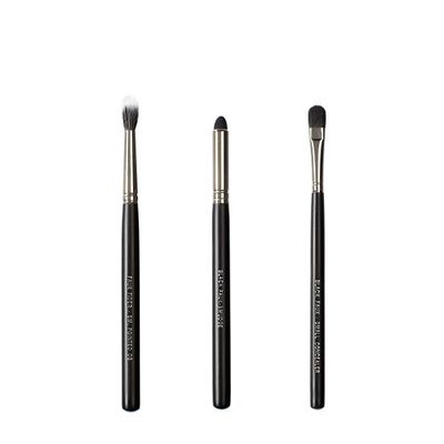 Vegan Love - Set di pennelli con setole sintetiche nr. BKFT48, colore: nero