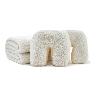 Master Massage Ultra fleece hoeslakenset voor pluizige massagestoelen met 2 gezichtskussens