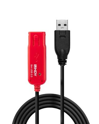 LINDY 8M USB 2.0 Cable Cable USB USB A Negro
