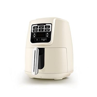 Karaca Air Cook XL 2 in 1 Airfryer Starlight, 4 l, 1550 W, friggitrice ad aria calda, friggitrice ad aria calda, friggitrice senza olio, Less Fat Technology, grigliate e succoso, yogurt domestico
