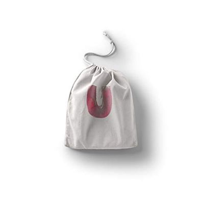 Bonamaison Printed Cotton Produce Bag with Drawstring, Reusable Grocery Bag, Biodegradable Eco-Friendly Bags, Travel Pouch, Sachet Bags, Shopping Bag, Eco Friendly, Foldable, Size: 12x15 Cm