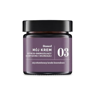 Fitomed crema viso cosmetica naturale per pelli secche e mature 55g - crema idratante viso vegana con coenzima Q10 e vitamine - antirughe e rigenerante