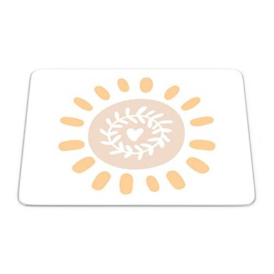 Bonamaison, Tapis de Souris Rectangle Imprimé Numériquement, Fond Antidérapant, pour Bureau et Maison, Taille: 22x18cm