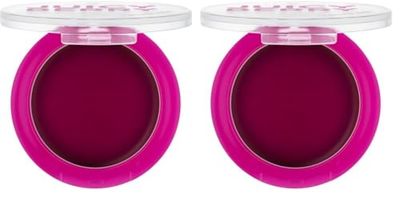 Essence Cosmetics Bálsamo para labios y mejillas con color Juicy Berry, adaptación al color, Efecto tinte, resultado inmediato, natural, rociado, 3 g (Paquete de 2)