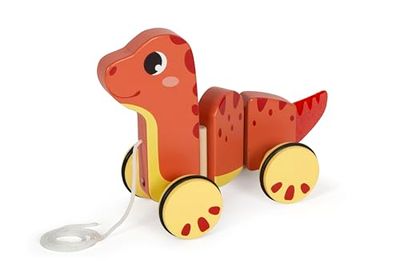 small foot Juego para alar Dino, en Madera FSC 100% certificada, para niños a Partir de 12 Meses, 12613, Colores