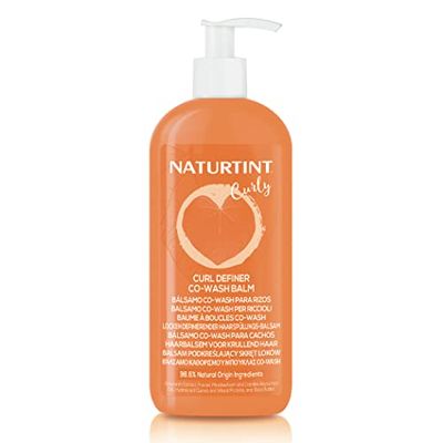 Naturtint | Baume à Boucles Co-Wash | Cowash Cleansing Conditioner | Nettoie, revitalise et démêle les cheveux | 330ml