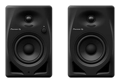 Pioneer DJ DM-40D Sistema di Monitor Cablato, Altoparlante da 4 pollici, Nero