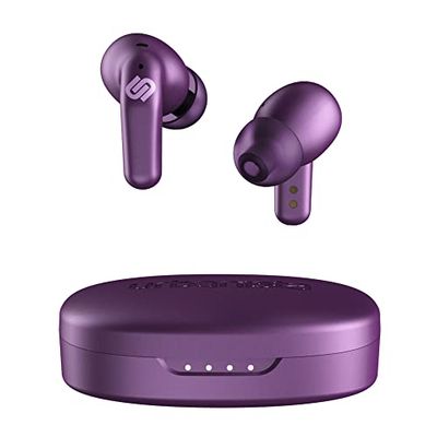 Urbanista Seoul Draadloze Oordopjes | Draadloze Oortjes met Microfoon | 70 ms Lage Latency Gaming Oordopjes | Bluetooth In-ear Hoofdtelefoon | Oplaadbare Oortjes | 32 Uur Speeltijd | Levendig Paars