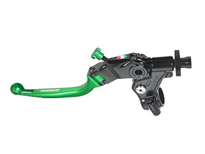 ACCOSSATO Commande d'embrayage à câble avec Levier articulé coloré (Bouton+Levier) avec Fixation Micro pour Suzuki GSX-R 1000 de 2009 à 2015 CC 1000