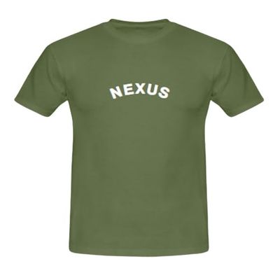Nexus Palau T-shirt, volwassenen, uniseks, legergroen, L
