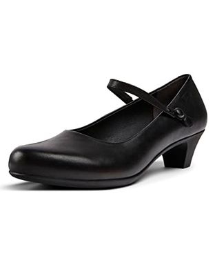Camper Helena Bajo 20202, Mary Jane Flat mulher, Preto 088, 36 UE
