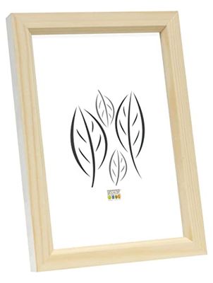 Deknudt Cadre en Bois Naturel avec côté Blanc Taille Image 20,0 x28,0 cm;
