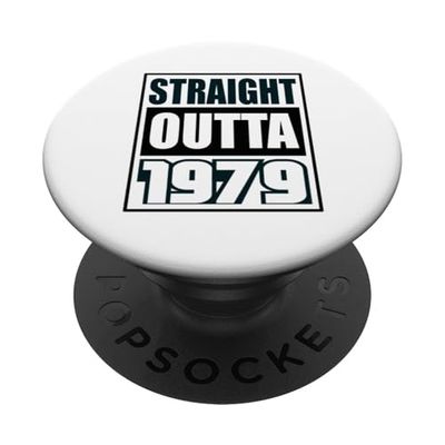 Straight Outta 1979 Cumpleaños 1979 Nacido 1979 Vintage PopSockets PopGrip Adhesivo