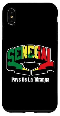 Love Senegal With Senegalese Flag Senegal Pride Case for iPhone XS Max