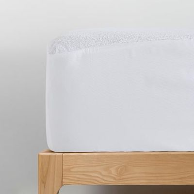 Rizo algodón Protector de colchón impermeable 105x200x32 cm (Cama 105)