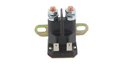 GREENSTAR - Relais De Démarreur - Pièce De Remplacement Adaptable Pour Modèles John Deere - Branchement 2 Bornes Rondes 2 Fiches Plates - Pièce Origine AM130365, AM132990, AM133094