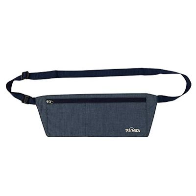 Tatonka Cinturón de Dinero de Piel, Riñonera Unisex Adulto, Azul Oscuro, 12 x 33 cm