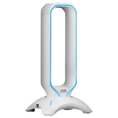 glowster Mars Gaming Support Casque MHHX 2 en 1 Blanc
