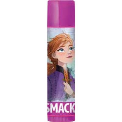 Lip Smacker Disney Frozen, Bálsamo Labial Individual Anna para Niños, Seguro de Usar y Sin Color para un Acabado Natural, Sabor Optimistic Berry