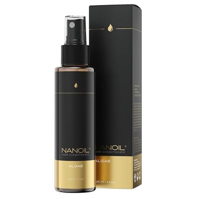 Nanoil Algae Hair Conditioner 125ml - Bi-Phase Hair Conditioner, Professional Care, Hydration and Softness for Dry and Fragile Hair