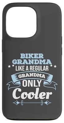 Biker Grandma Like Grandma Only Cooler Case for iPhone 13 Pro