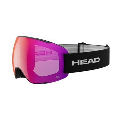 HEAD Magnify 5k Lunettes de Ski et de Snowboard Unisexe, Rouge/Noir, Taille Unique