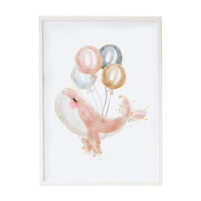 Crochetts Tableau Multicolore 33 x 43 x 2 cm Baleine